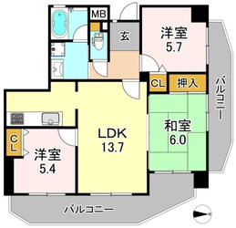 ドムール平野南の物件間取画像